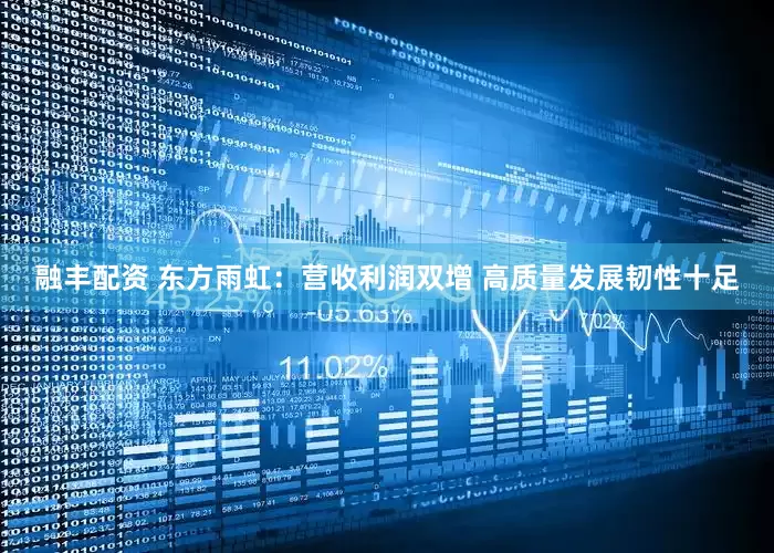 融丰配资 东方雨虹：营收利润双增 高质量发展韧性十足